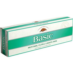 Basic Menthol Ultra Lights Box of 10 packs