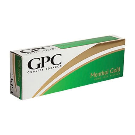 GPC Menthol Gold Kings Box of 10 packs