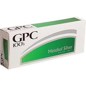 GPC Menthol Silver 100s Box of 10 packs