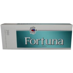 Fortuna Light Green 100s Box of 10 packs