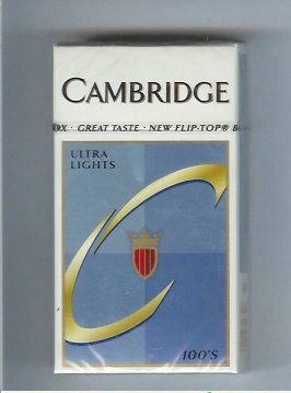 Cambridge Ultra Lights 100s Box of 10 Packs