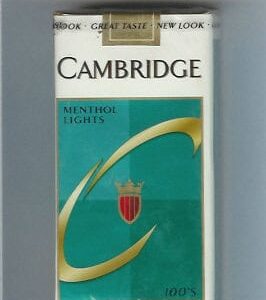 Cambridge Menthol 100’s Soft box of 10 packs