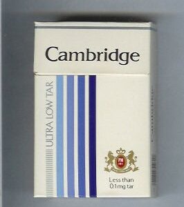 Cambridge Ultra Low Tar Box of 10 Packs