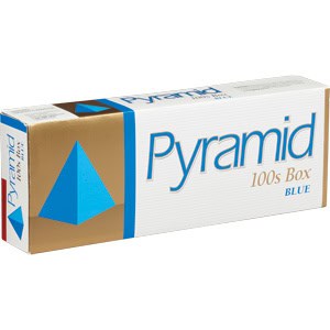 Pyramid Blue 100s Box of 10 packs