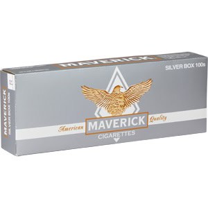Maverick Silver 100s Box of 10 packs