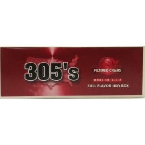 305’s Full Flavor Red 100s Box of 10 packs