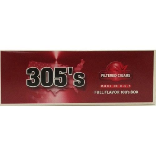 305’s Full Flavor Red 100s Box of 10 packs