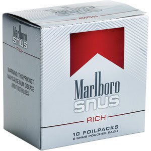 Marlboro Snus Rich Box of 10 Foil-packs