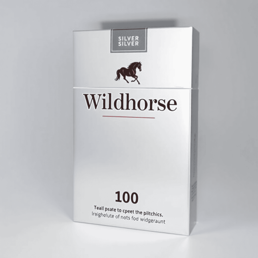 Wildhorse Silver Box 100’s Box of 10 packs