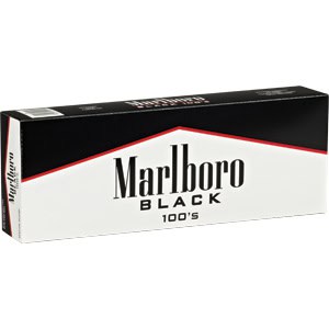 Marlboro Black 100s Box of 10 packs
