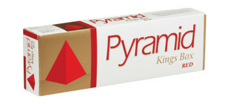 Pyramid Red Kings Box of 10 packs