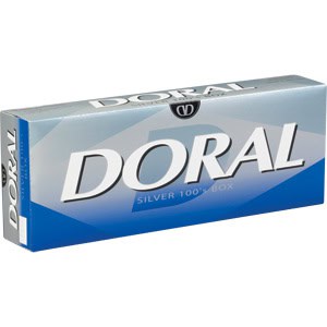 Doral Silver 100s Box of 10 packs