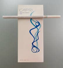 Capri, Menthol Indigo Super Slim 120’s Box of 10 Packs