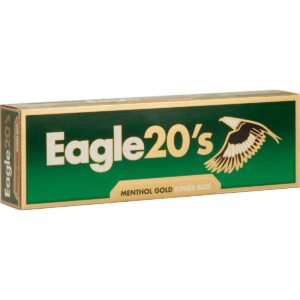 Eagle20’s Menthol Gold Kings Box of 10 packs