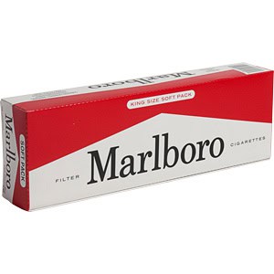 Marlboro King Size Soft pack Box of 10 packs