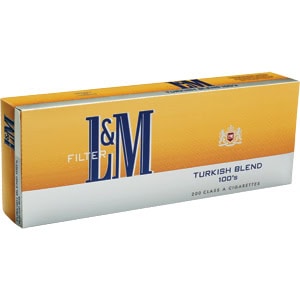 L&M Turkish Blend 100s Box of 10 packs