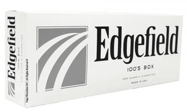 Edgefield Silver 100’s Box of 10 Packs