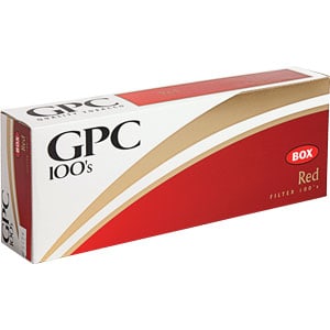GPC Red 100s Box of 10 packs