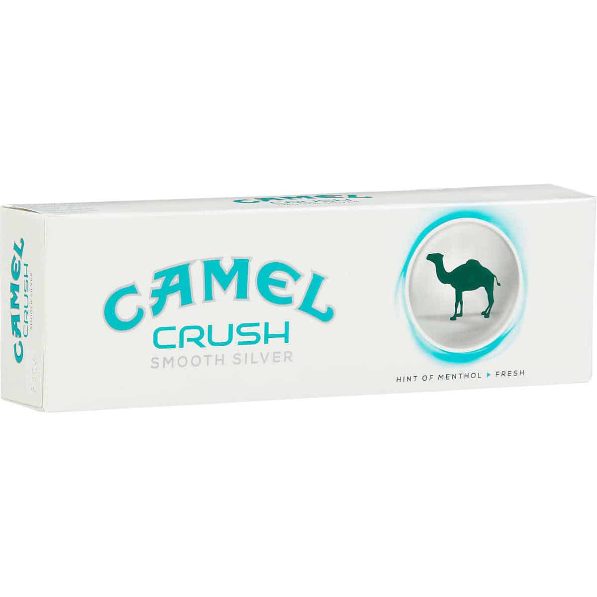 Camel Crush Smooth Silver Box of 10 packs