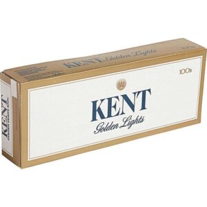 Kent Golden Lights 100’s, Soft Box of 10 packs
