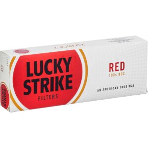 Lucky Strike Red Filters 100’s Box of 10 Packs