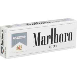 Marlboro Silver Pack 100’s Box of 10 Packs