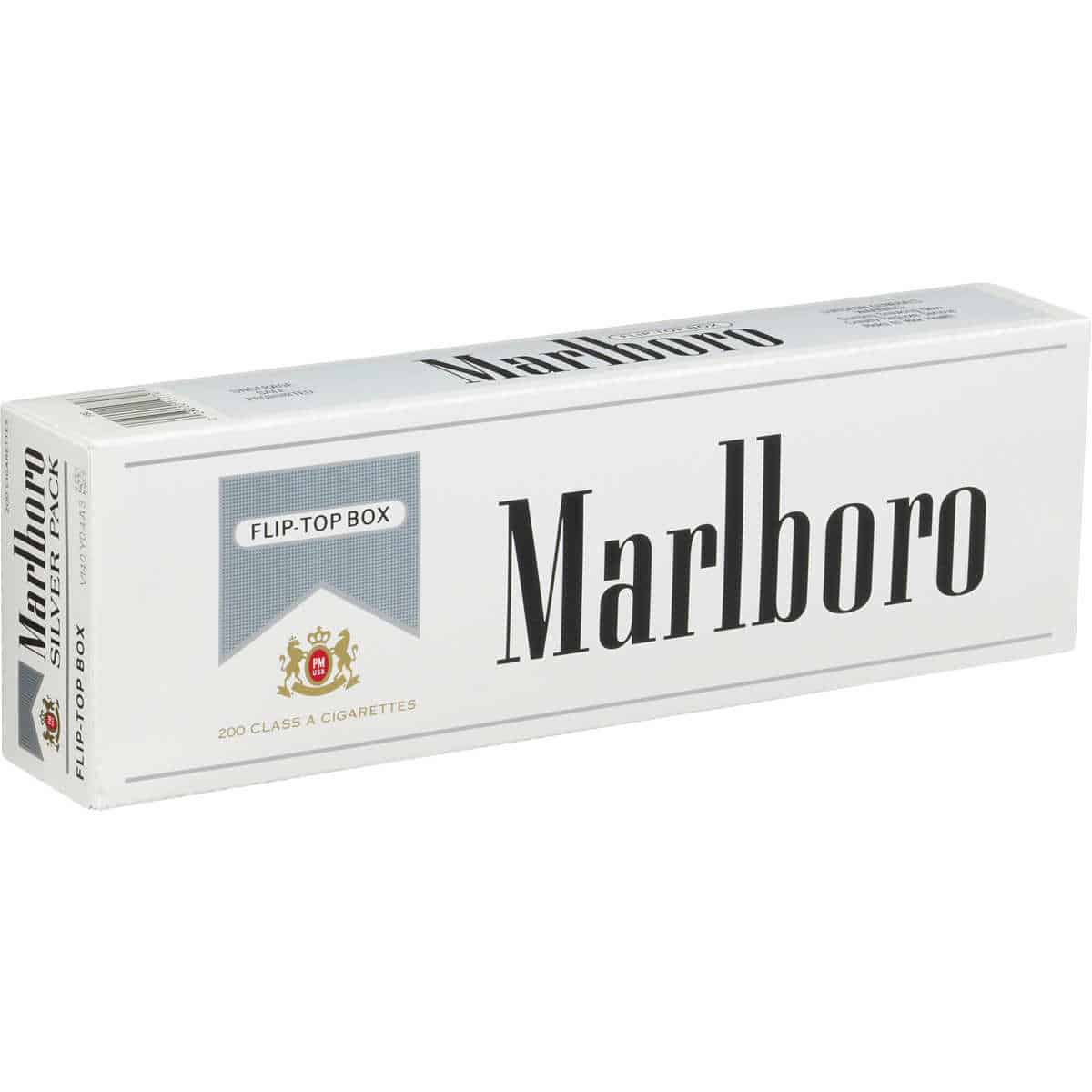 Marlboro Silver Pack Box of 10 Packs