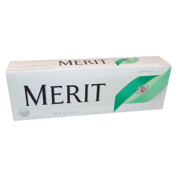 Merit Menthol Silver Pack Soft box of 10 packs