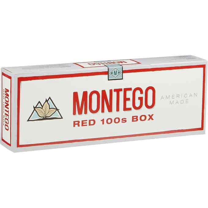 Montego, Red 100s Box of 10 packs
