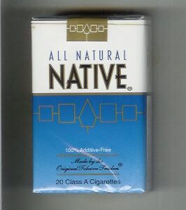 Native, King Soft box of 10 packs (Blue)
