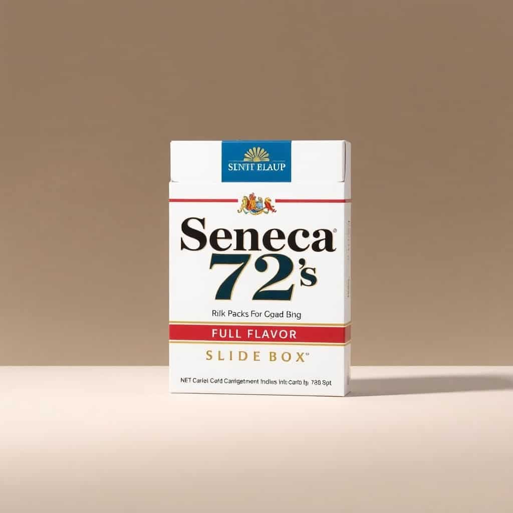 Seneca 72’s Full Flavor Slide Box of 10 packs