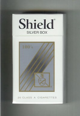 Shield Silver 100’s Box of 10 packs