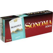 Sonoma Menthol Green 100s Soft Box of 10 packs