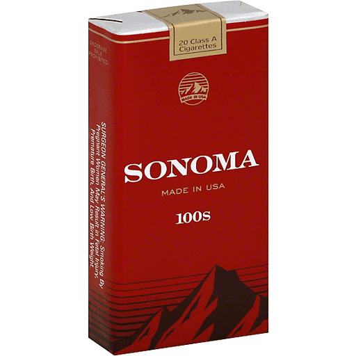 Sonoma Red 100’s Soft of 10 packs