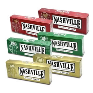 Nashville Kings Menthol Box of 10 packs (Black)