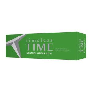 Timeless Time, Menthol Green 100’s Box of 10 packs