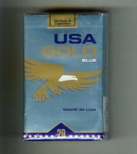 USA Gold Blue Soft box of 10 packs