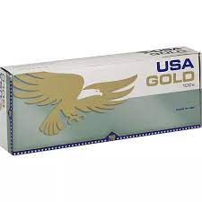 USA Gold Menthol Gold 100s Soft box 10 packs