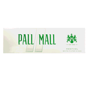 Pall Mall Menthol White Filter Kings Box of 10 packs